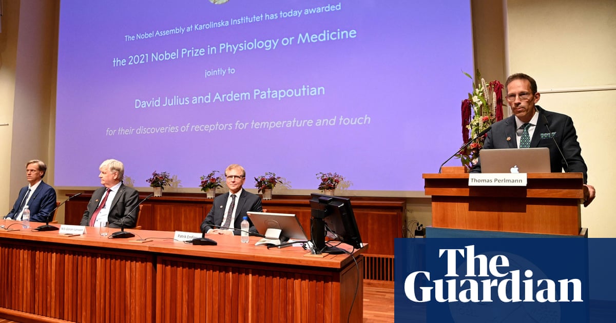 Nobel prize in medicine awarded to US duo for work on sense of touch