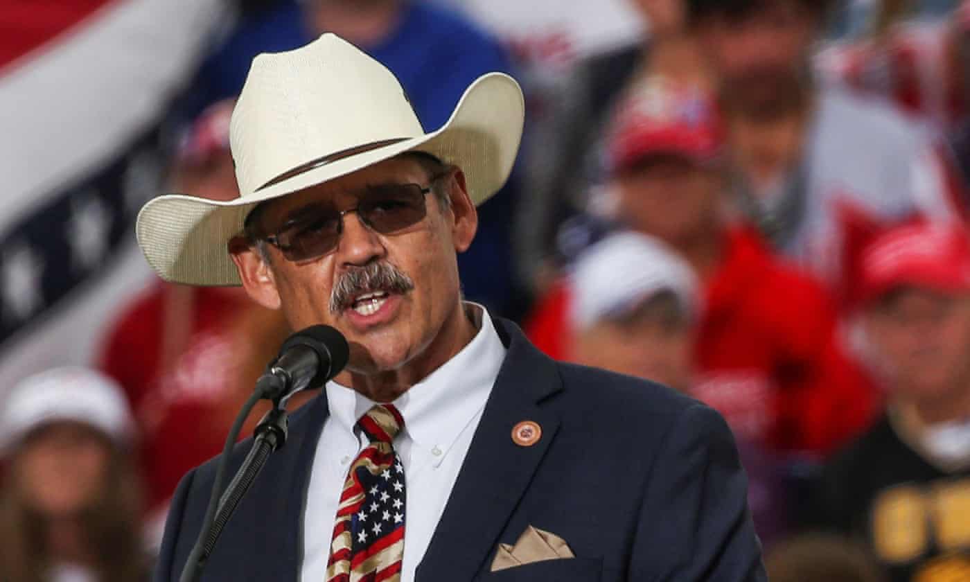 <div class=__reading__mode__extracted__imagecaption>Mark Finchem has received Donald Trump’s endorsement in the race for secretary of state in Arizona. Photograph: Rachel Mummey/Reuters<br>Mark Finchem has received Donald Trump’s endorsement in the race for secretary of state in Arizona. Photograph: Rachel Mummey/Reuters</div>