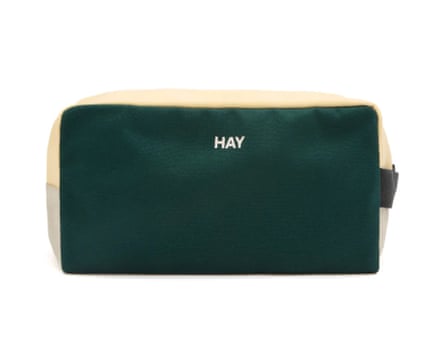 End Clothing HAY Multi Wash Bag, Dark Green.
