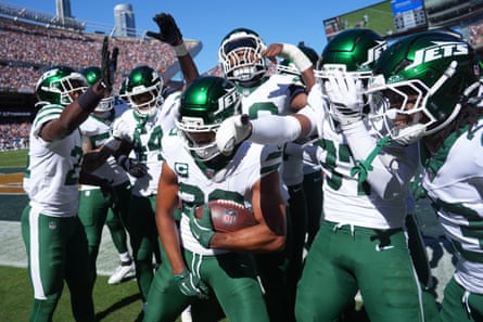 The Jets celebrate the end of some unwelcome history