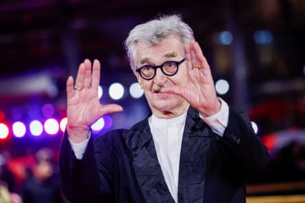 Wim Wenders on the red carpet before the awards ceremony