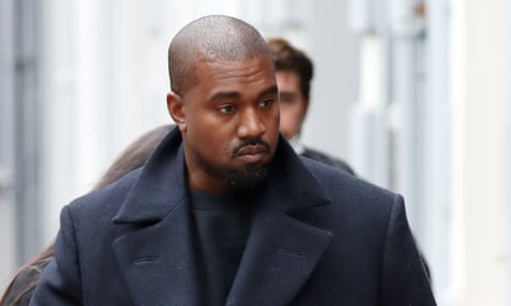 Kanye West pictured on 10 October.