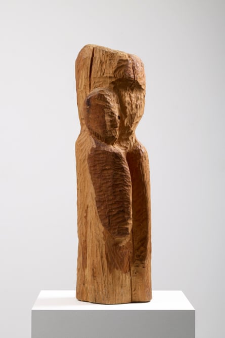 A slim wood carving