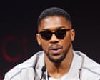 Anthony Joshua addresses media, focuses on friends' families after crash