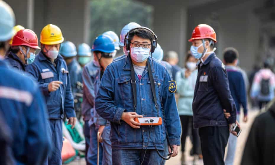 Coronavirus outbreak: workers in Guangdong, which is the second worst-hit province.