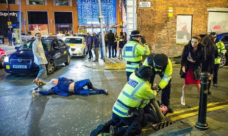 Like a beautiful painting': image of New Year's mayhem in Manchester goes viral | Manchester | The Guardian