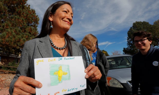 Deb Haaland, who is favored to win her House race in New Mexico, may become the first Native American woman in Congress.