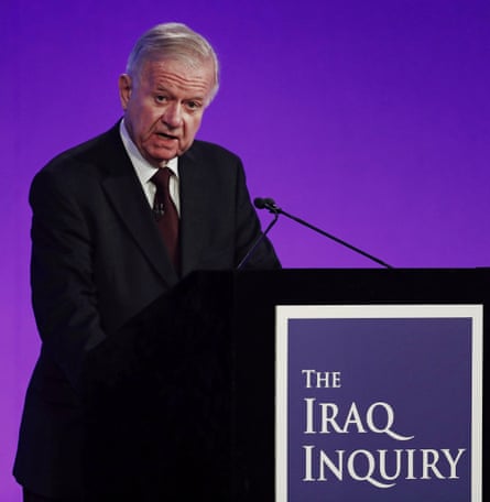 Sir John Chilcot presents his report into the Iraq war on 6 July.