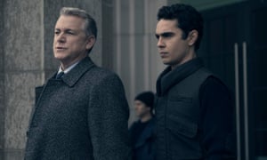 Objective fashion … Max Minghella as Nick (right) in The Handmaid’s Tale, Channel 4.