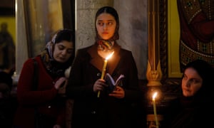 Epiphany celebrations in Georgia in January.