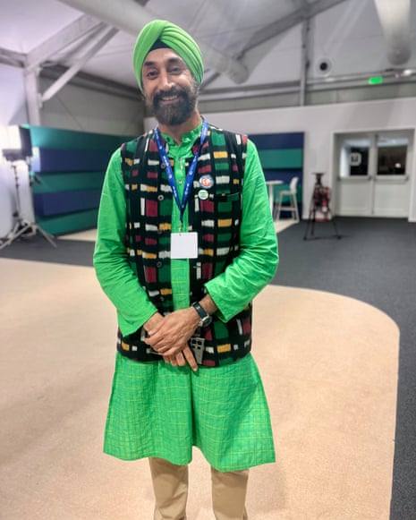 Harjeet Singh of Climate Action Network at Cop28