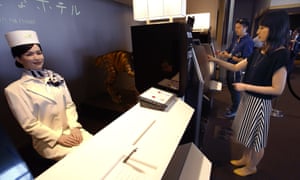 Japan's robot hotel: a dinosaur at reception, a machine ...