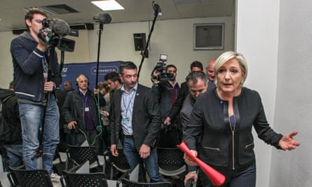 Marine Le Pen campaign rally, Perpignan, France - 11 Oct 2015