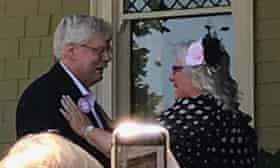 Deb and Tom at their wedding.