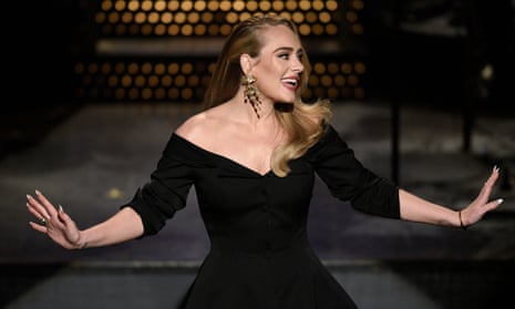 Adele on Saturday Night Live on 24 October 2020.  
