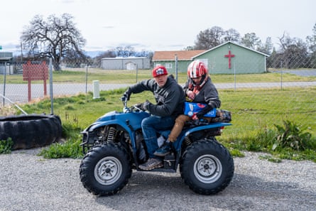 two people on ATV