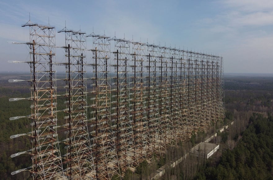 A Soviet-made radar system near Chernobyl.