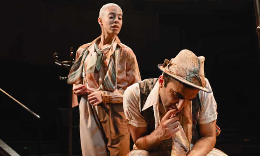 Charming … EM Williams with Shaban Dar as Orlando.