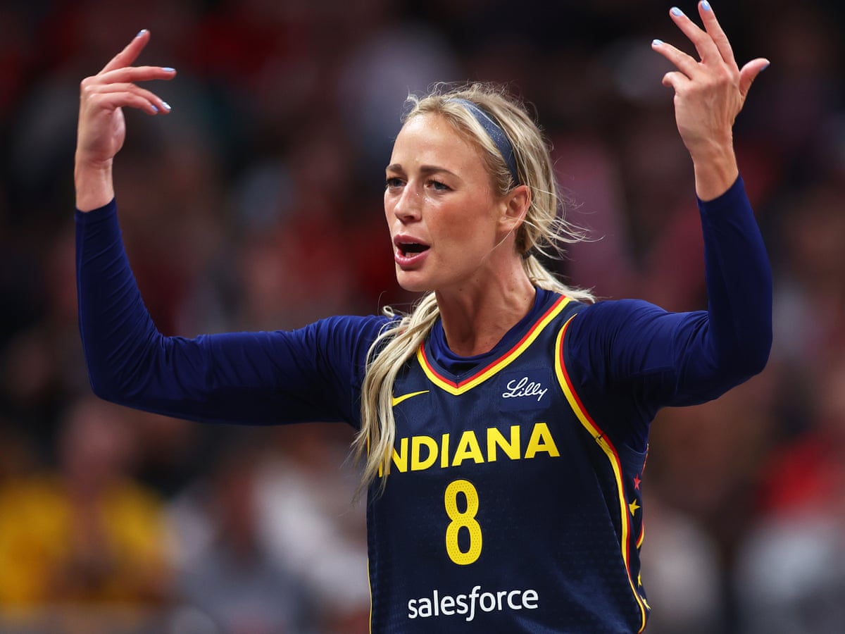 Indiana's Sophie Cunningham inks podcast deal as off-court profile soars | Indiana Fever | The Guardian