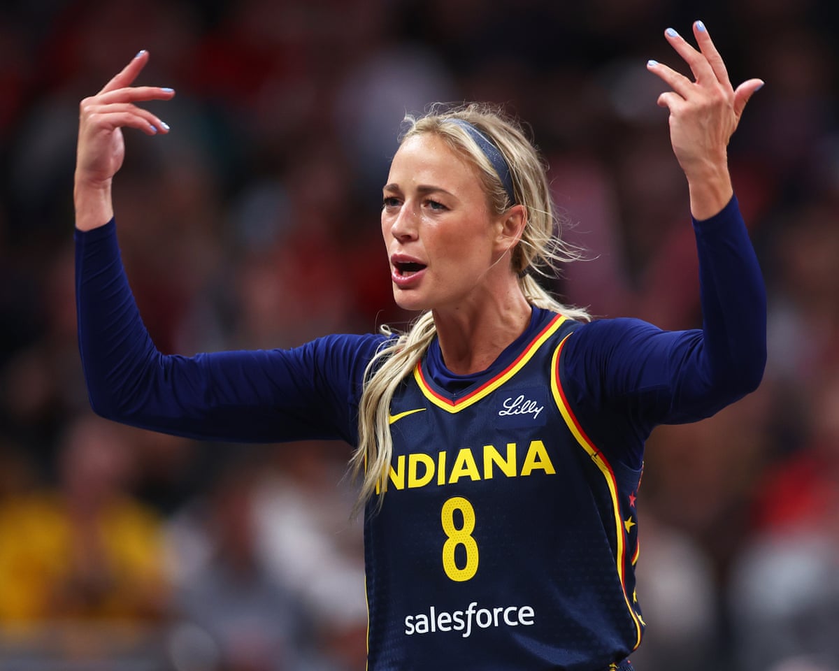 Indiana's Sophie Cunningham inks podcast deal as off-court profile soars | Indiana Fever | The Guardian