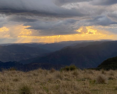 The mountains where Lily Hooper went missing.