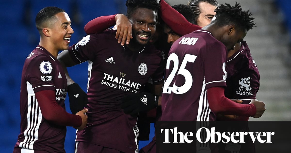 Leicester’s Daniel Amartey takes low road to seal comeback at Brighton