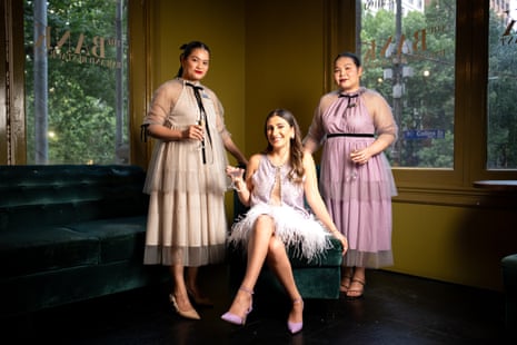 Stephanie Rabusa, Marina Paul and Nathaniel Irving