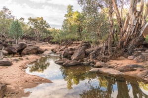Yanda Creek running through Gundabooka National Park, south of Bourke.