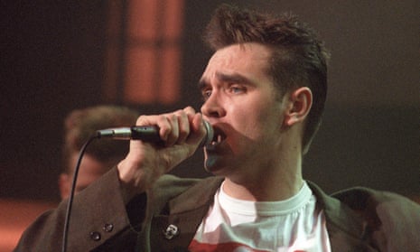 Morrissey appearing on ‘The Tube’.