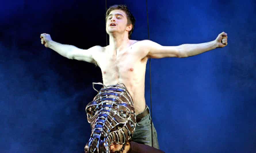 Daniel Radcliffe at David Pugh's 2007 revival of Equus at the Gielgud Theater in London.