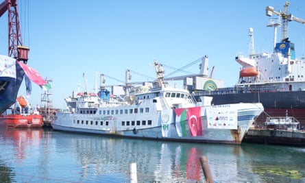 Gaza Freedom Flotilla Boats on a mission challenging Israel’s control over the entry of humanitarian assistance into Gaza