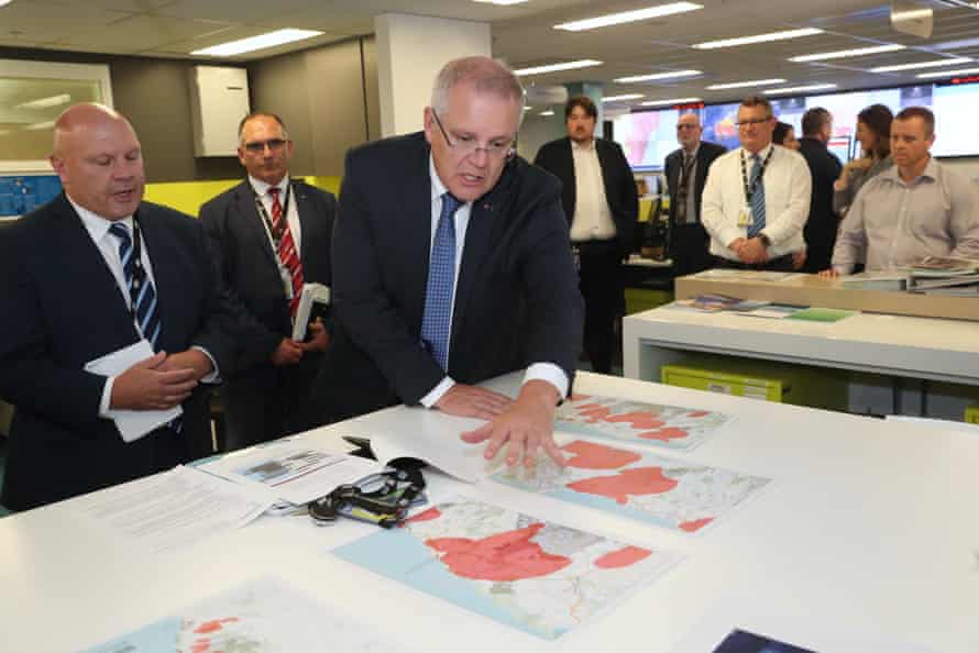 The prime minister Scott Morrison tours the Crisis Coordination centre in Canberra this afternoon.