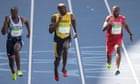 Usain Bolt arrives to lift the Rio fans but finds Justin Gatlin has the legs