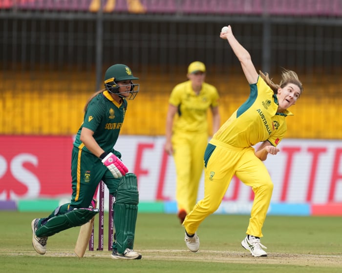 Australia v South Africa: Women’s Cricket World Cup – live