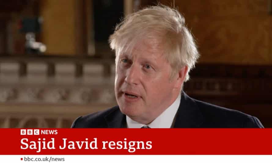 Boris Johnson on the BBC last night.