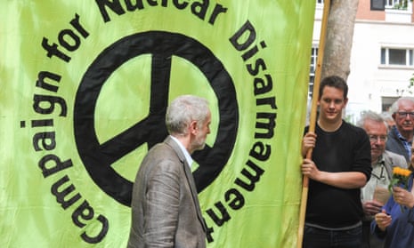Jeremy Corbyn at a Hiroshima Day ceremony in London.