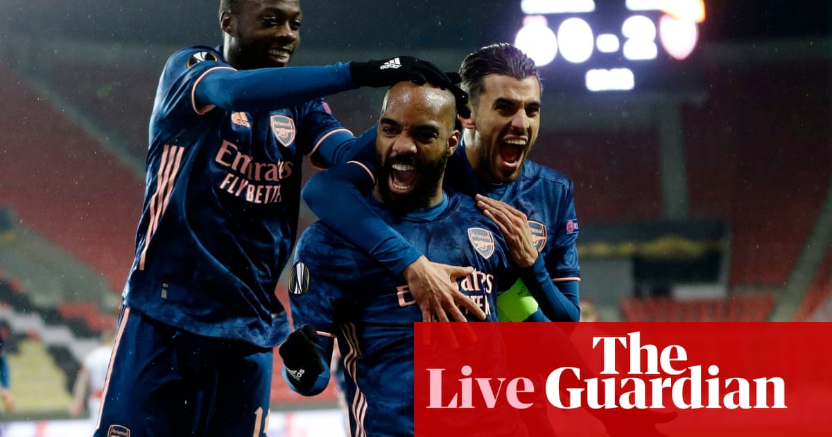 Slavia Prague v Arsenal: Europa League quarter-final, second leg – live!