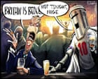 Ella Baron on Nigel Farage and the World Cup – cartoon