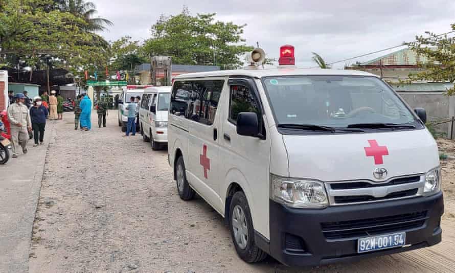 An ambulance in Vietnam