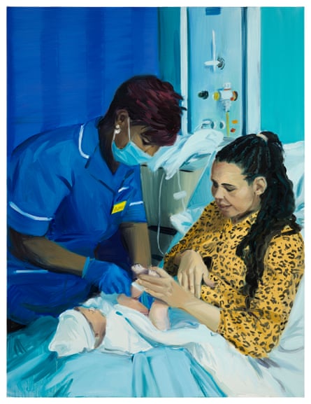 Intimate moment … First Nappy Change by Walker.