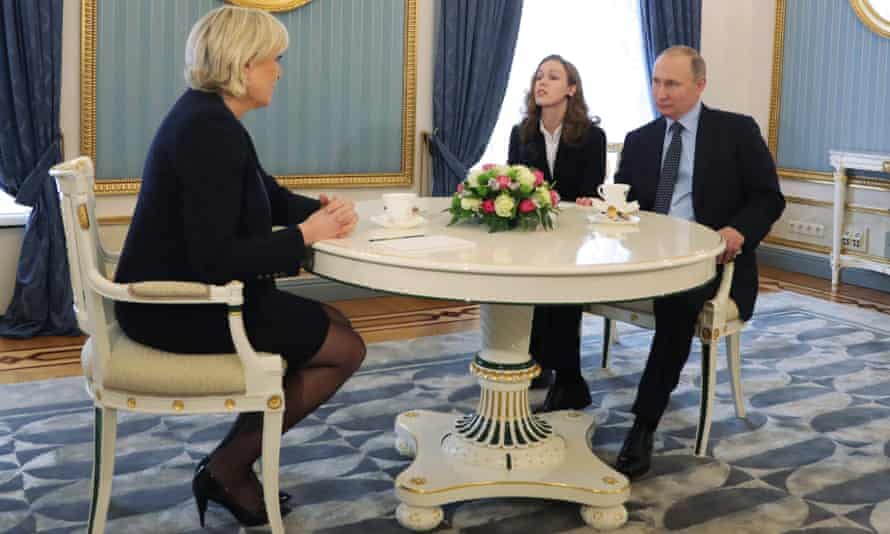 Le Pen with Putin