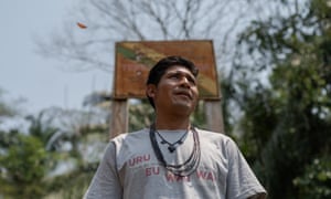 ‘We’re scared,’ said Awapu Uru-Eu-Wau-Wau, a 27-year-old cacique (chief) who has received death threats for speaking out against the invaders. ‘Nobody wants to die.’