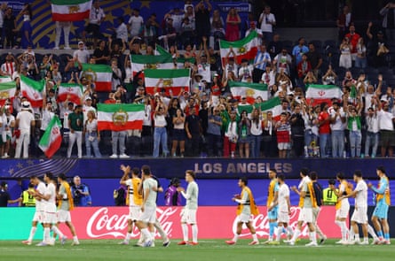 Iran fans observe astatine full-time.