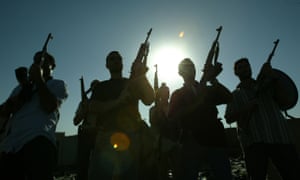 Members of a private security company in Baghdad in 2007