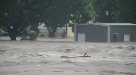 Flooded street