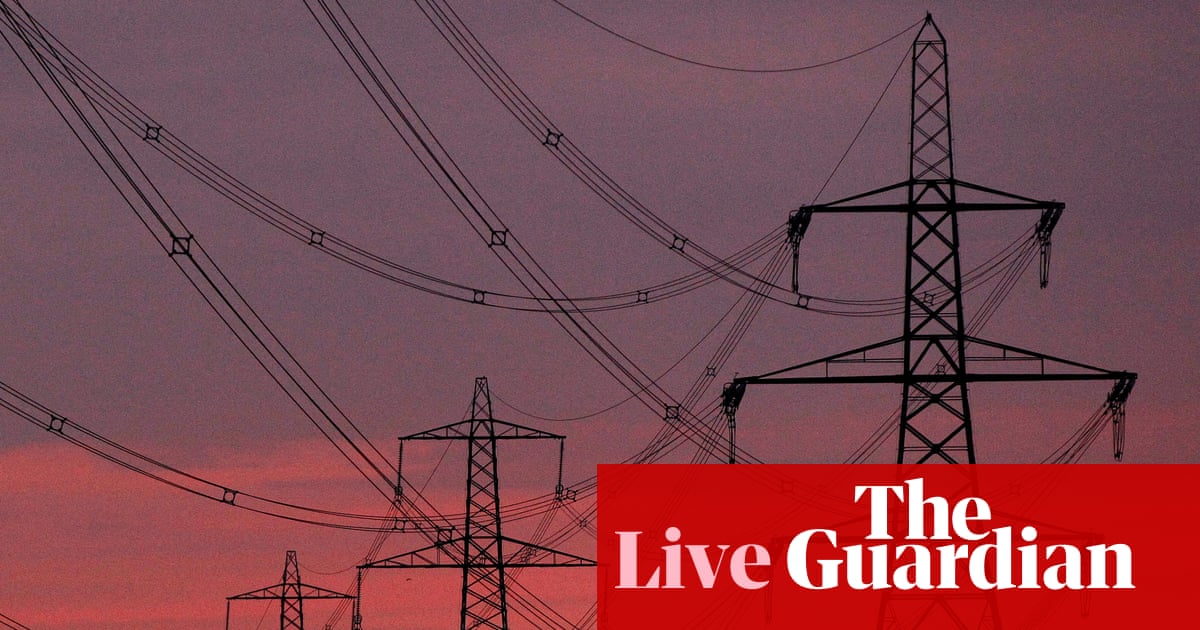 UK energy secretary says looking at ‘what more we can do’ as typical annual bill rises to £1,723 from October – business live