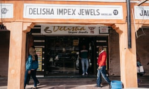 One of the many jewellery shops in Jaipur.
