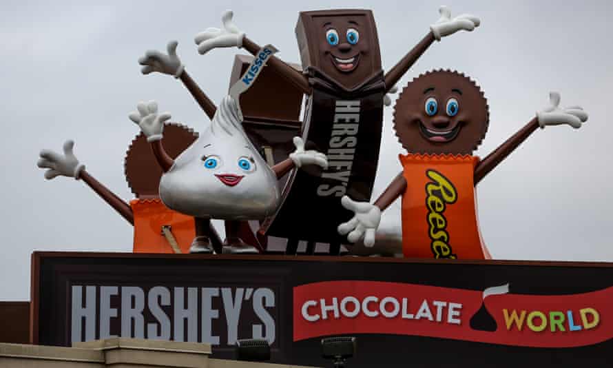 Hershey’s Chocolate World, in Hershey, Pennsylvania, is nicknamed “the sweetest place on earth”.