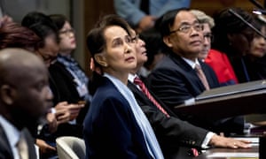 Aung San Suu Kyi at the the UN’s International Court of Justice, December 2019/