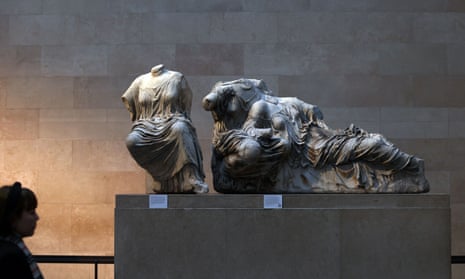 The Parthenon sculptures in the British Museum, 9 January 2023.